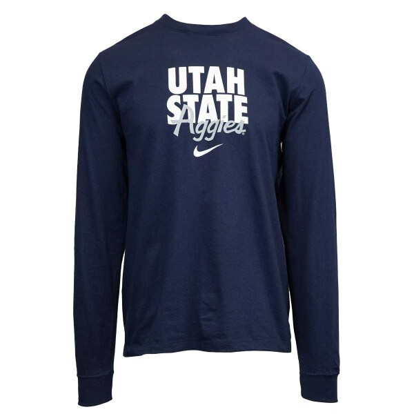 Men's Nike Utah State Aggies Long-Sleeve T-Shirt